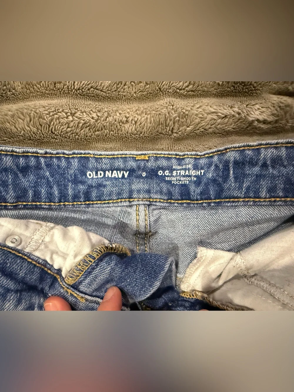 Old Navy Light Blue Distressed Denim Cutoff Shorts